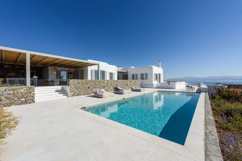 luxury villa rental Paros Greece